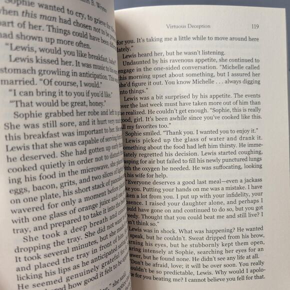 Virtuous Deception by Leiann B. Wrytes Urban Fiction Romance Novel Paperback - Picture 4 of 16